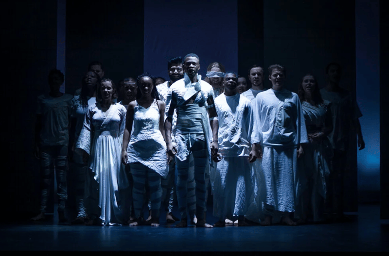 Arts University Bournemouth students performing Julius Caesar. All images courtesy of Arts University Bournemouth.