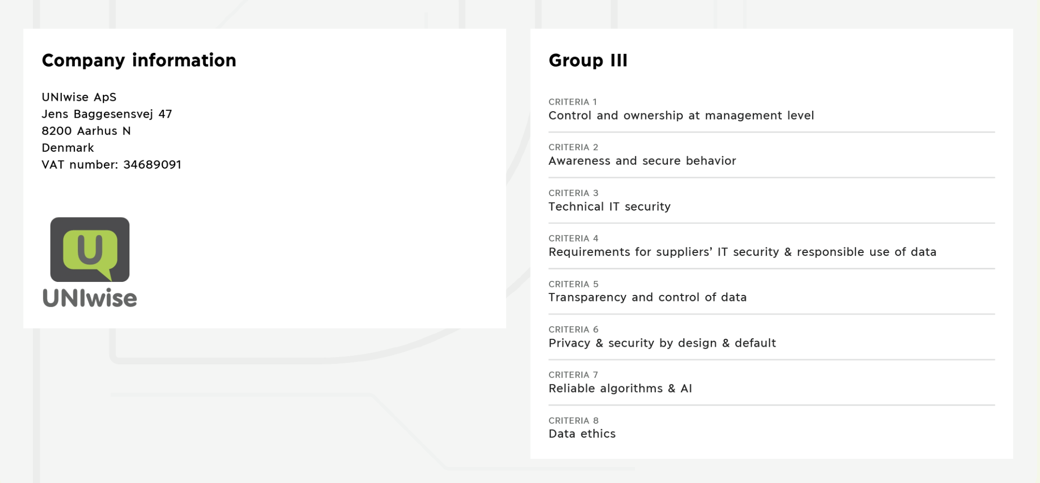 UNIwise achieves renowned IT security certification