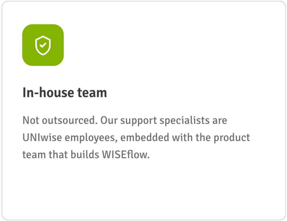 In-house Team In-house Team