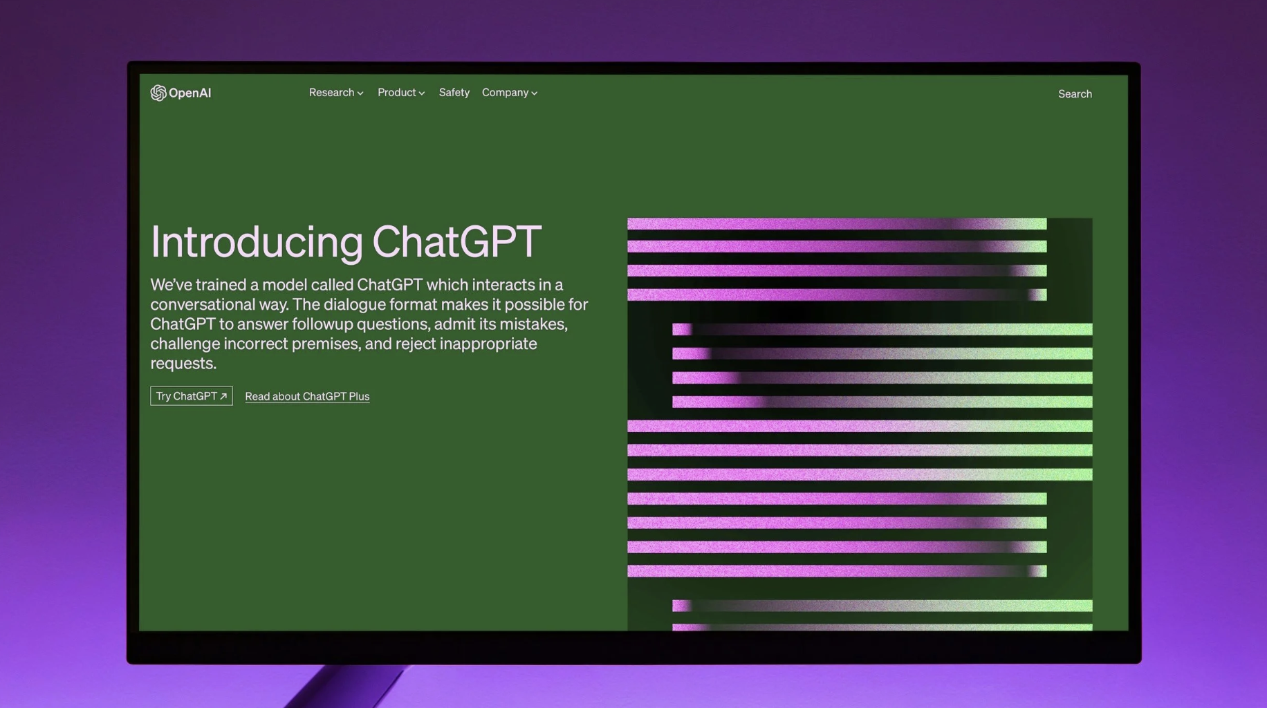 Graphic about ChatGPT in the context of student perspectives on AI