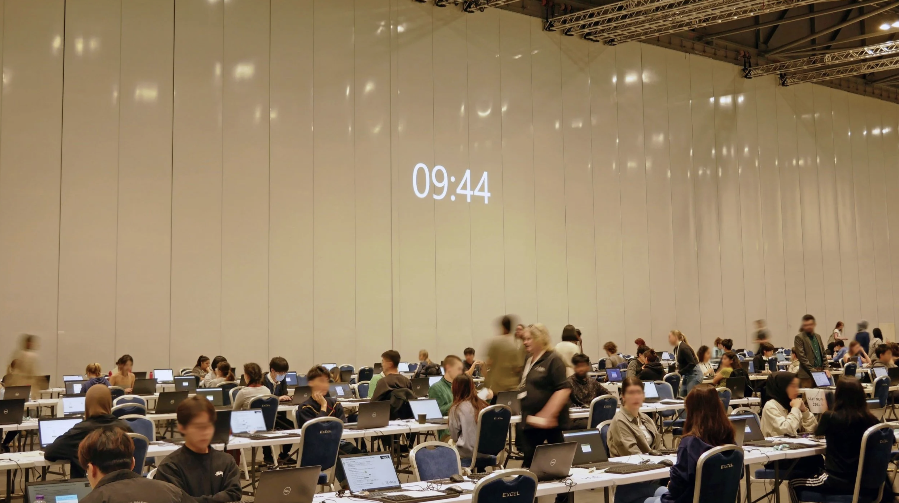 University College London exam hall with a large-scale, in-person digital exam pilot project using WISEflow