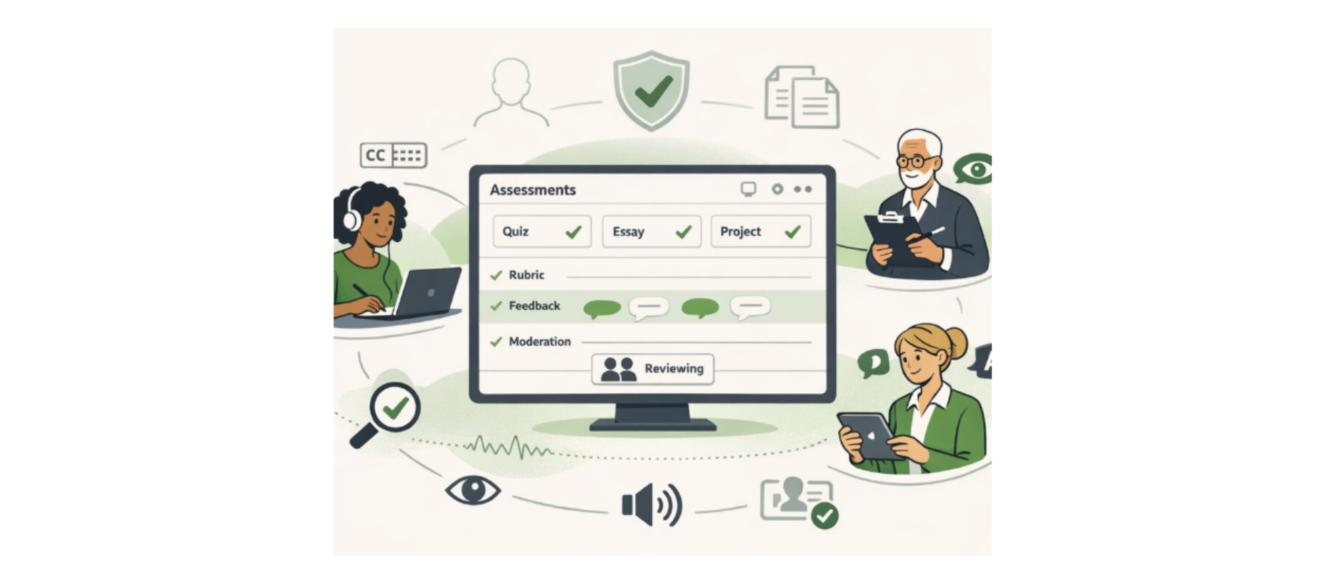 AI illustration - why higher education needs a dedicated exams and assessment platform